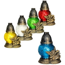 свічка лампадка скляна (48 годин) Ангел  48-18  (8)