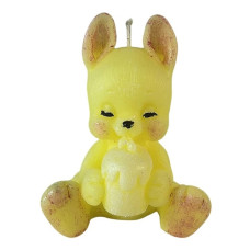 свічка-мініатюра зайчик з паскою