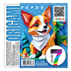 папір для орігамі Мандарин 120х120мм., 35арк., 7кол.  Б109  (20)