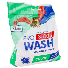 пральний порошок Pro Wash Color  3000гр.