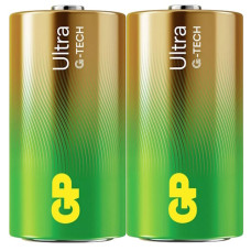 батарейка GP Ultra Alkaline LR20  1x2 в кор.  (20/120)