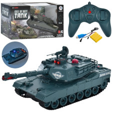 танк р/к 32см., 2,4G, акум., USB-зар., звук, світло, в кор. 38,5х15х21см.  0163  (6)