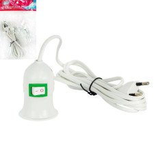 патрон Е27 з вимикачем, кабель 2,5м.  915/114512  (300)