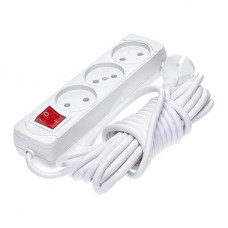 подовжувач з вимикачем 3м. 3 гнізда  К0300А-3М/113428  (60)