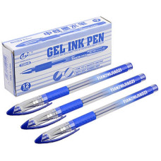 ручка Tianzhijao TZ-501B гелева синя  (12/144/1728)