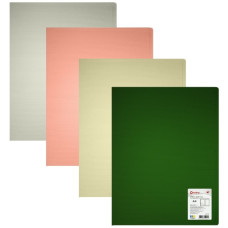 тека Optima O31287 з "вусами" пласт. А4 (clip A), фактура "смуга"  (20)