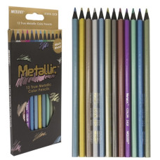 олівці кольор. Marco 5101B-12CB 12кол. Metallic, шестигранні,  карт. уп. заточ. (12/240)