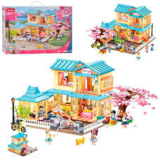 конструктор Sluban будинок, меблі, фігурки, 1021 дет. в кор. 62х43х9см.  М38 В1017  (6)