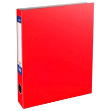 тека-реєстратор Economix E30712-03 з 4-ма D-подібними кільцями червона А4  (10)