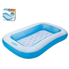 басейн прямокутний  166х100х28см., 90л., від 2-х років, рем. латка, в кор.  57403  (6)