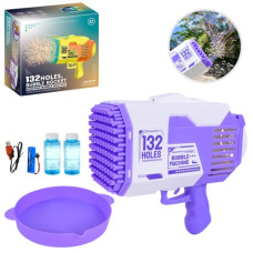 пістолет з мильними бульбашками акум., запаски, USB-зар., в кор. 25,5х14х24,8см.  КВ1293-1  (24)