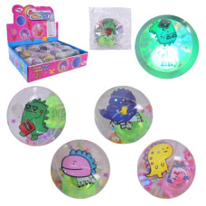 стрибуни з водою 5,5см., світло, 12шт. в диспл.  PR2513  (144)