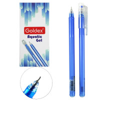 ручка Goldex "Aquatic Gel" гелевая син.  0,6мм.  881  (12/120/2400)