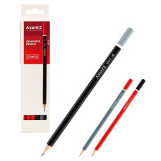 олівець чорнографітний Axent без гумки, НВ  9000/12-А  (12/144/2880)