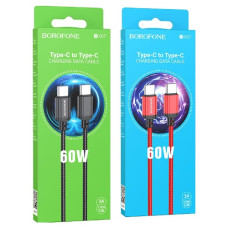 кабель Borofone Sharp Type-C to Type-C 1м.  BX87