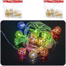 електрогірлянда LED "Кулька золото" 3м., 10 ламп  D-35/116441  (100)