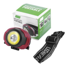 ліхтарик налобний на 3 батар. R03  1802-COB+LED