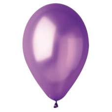 кульки повітряні Італія металік фіолетові 26см./10" (ціна за упак. 100шт.)  1102-0280