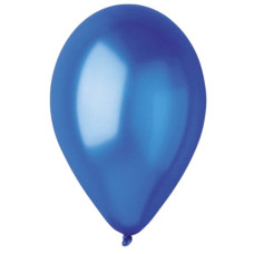 кульки повітряні Італія металік сині 26см./10" (ціна за упак. 100шт.)  1102-0294