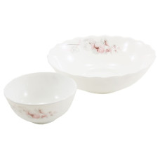 набір салатників склокерамічних 7шт. Орхідея  S010/S / SO01/S