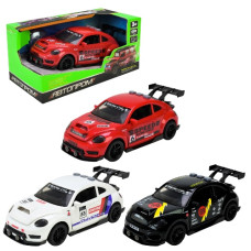 машинка Автопром 16х7х5,5см. звук, світло, пар, в кор. 18х10х9,8см.  АР9916  (60)