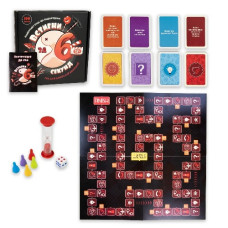 настільна розважальна гра "Встигни за 6 секунд" 18+ в кор. 25х24х3см. Strateg  30783  (10)