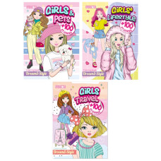 розмальовка з наліпками "Dream&Style" А4/24арк. Апельсин  РМ-88  (12)