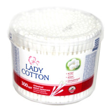 ватні палички Lady Cotton в банці 300шт.  43930