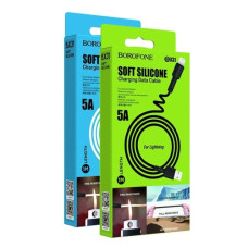 кабель Borofone USB to Lightning silicone 1м. 3A  BX31