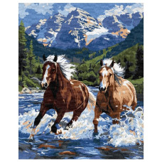 картина за номер. Ідейка 40х50см. "Сила у русі"  КНО6830