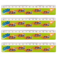 лінійка YES 15см. "Football"  370659  (20/100)