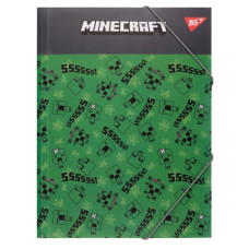 тека YES на гумці А4 пластикова "Minecraft Creepers"  492214  (40/80)