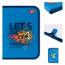 тека YES для зошитів пластикова на блискавці В5 "Football"  492205  (12)