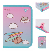 тека YES для зошитів пластикова на блискавці В5 "Pusheen Stormy"  492204  (12)