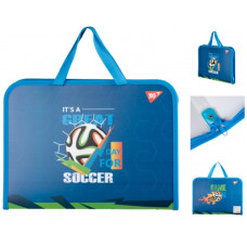 тека-портфель YES FC на блискавці з тканинними ручками "Football"  492241  (12/48)