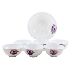 набір салатників склокерамічних 7шт. Фіалка  HW 390/61008  (6)
