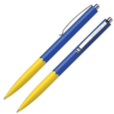 ручка Schneider K15 автом. кульк. синя, корпус жовто-синій  S930815  (25/500)