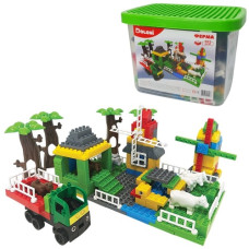 конструктор "Ферма" 202 дет. в пл. боксі Doloni-toys  013888/06