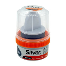 крем-блиск для взуття SILVER 50мл. чорний  KS1001-14  (12/48)