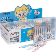ручка GP-33288 "пиши-витирай" автоматична гелева синя 0,5мм.  (12/144/2304)