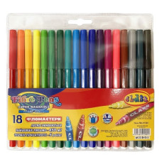 фломастери Class Premium "Легке змивання" 18кол., довж. письма 450м.  2718  (12/144)