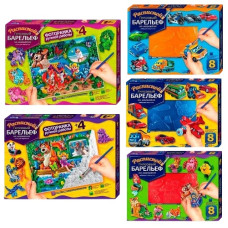 набір д/творч. Danko toys "Розписний гіпсовий барельєф" великий  РГБ-01,02,03,04...07,08  (10)