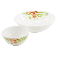 набір салатників склокерамічних 7шт. Орхідея  ВВ 405