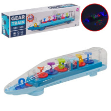 потяг звук, світло, на батар. в кор. 29,5х6,8х7,5см.  HJ648  (60/120)