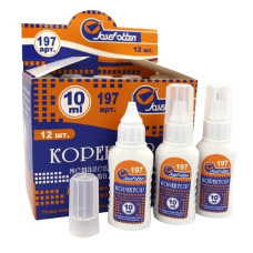 коректор - ручка + пензлик "2 в 1" J.Otten з мет. нак. 10мл.  197  (12/576)