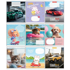 зошит Бріск Gold 12арк. клітинка  ТВ-47  (25/500)