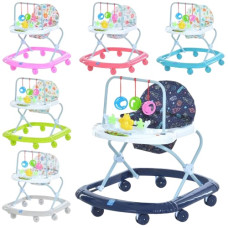 ходунки муз., 8 колес 5,4см.  М 0591-5  (7)