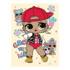 алмазна мозаїка Ідейка 15х20см. "LOL Surprise! SWAG" без підрамника  AML1196