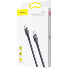 кабель Baseus Cafule PD2.0 60W flash charging USB Type-C-Type-C (20V 3A) 2м.  CATKLF-HG1