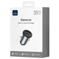 автомобільний зарядний пристрій WIWU 35W Nano Lite A+C  Wi-CC030